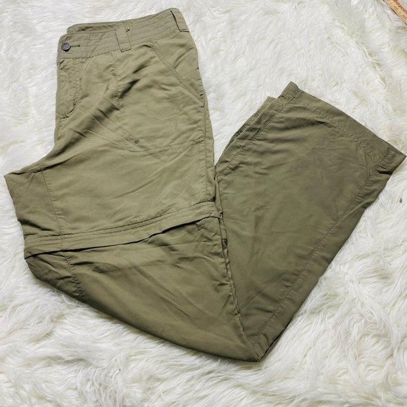 Columbia Sportswear Women's Titanium Omni Dry Convertible Pants Khaki  Size 14 - Picture 2 of 10